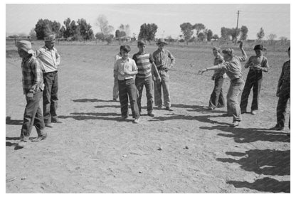 1942 Top Spinning Contest Yuma Farmworkers Community - Available at KNOWOL