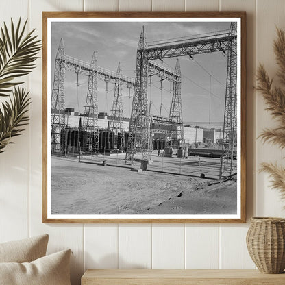 1942 Transmission Towers in Las Vegas Powering Wartime Efforts - Available at KNOWOL