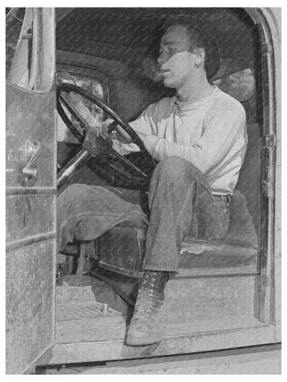 1942 Truck Driver Logging in Malheur National Forest Oregon - Available at KNOWOL