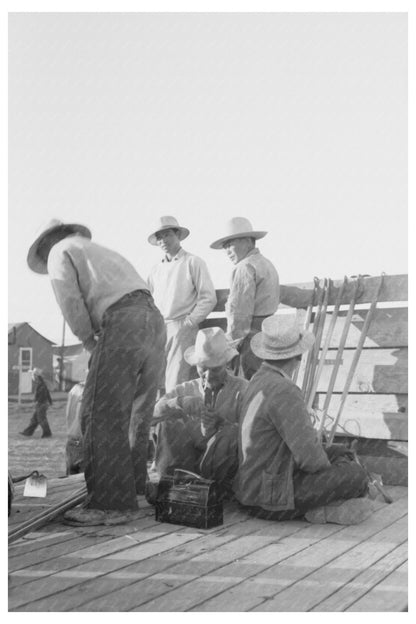 1942 Trucks Transporting Japanese - Americans in Nyssa Oregon - Available at KNOWOL