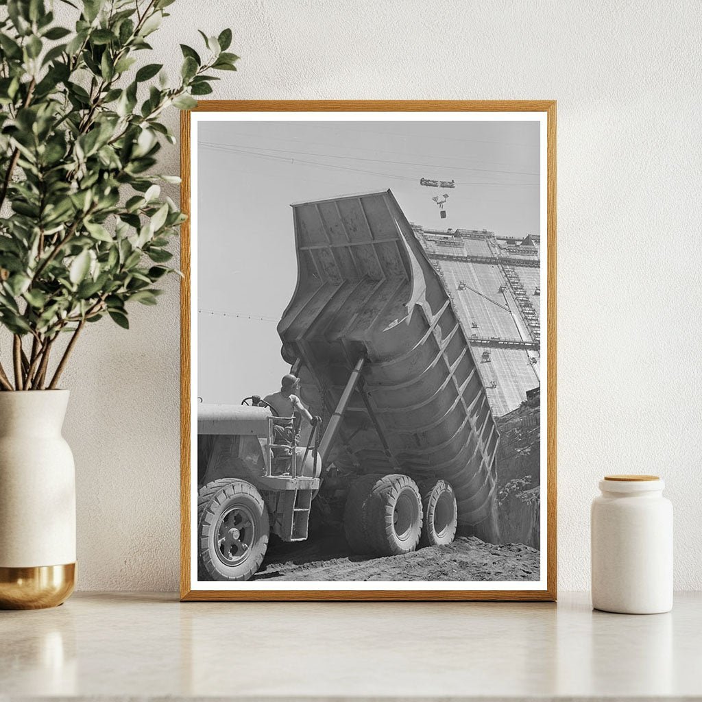 1942 Vintage Dump Truck at Shasta Dam California - Available at KNOWOL