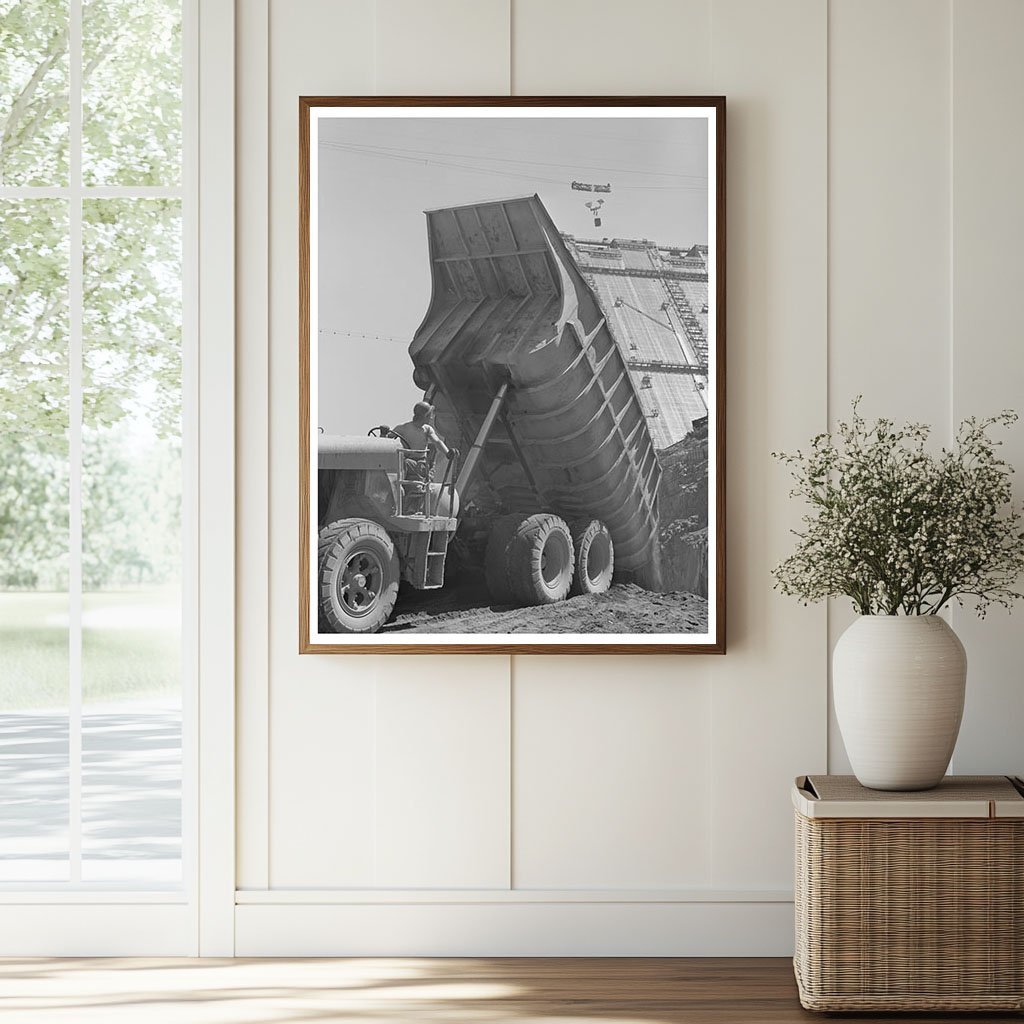 1942 Vintage Dump Truck at Shasta Dam California - Available at KNOWOL