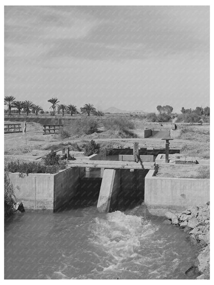 1942 Vintage Image of Irrigation Ditch in Imperial County - Available at KNOWOL