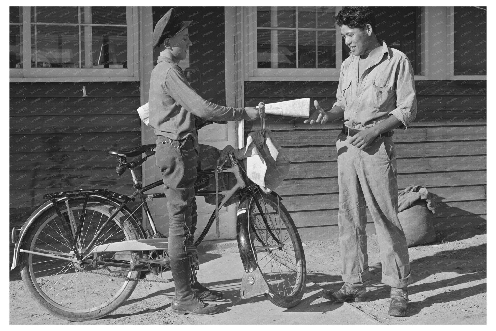 1942 Vintage Image of Japanese - American Camp in Idaho - Available at KNOWOL