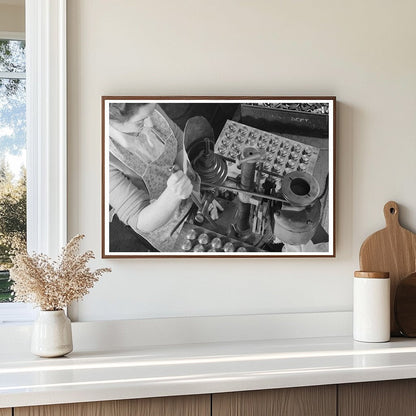 1942 Vintage Image of Schick Inc. Workers Manufacturing Parts - Available at KNOWOL