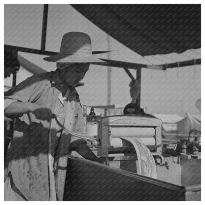 1942 Vintage Laundry Room at Farm Security Administration Camp - Available at KNOWOL