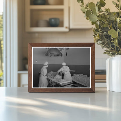 1942 Vintage Photo of Farmworkers at Cairns Hospital Arizona - Available at KNOWOL