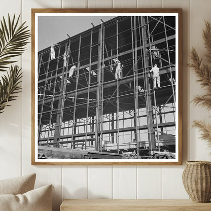 1942 Vintage Photo of Painters at Basic Magnesium Plant - Available at KNOWOL