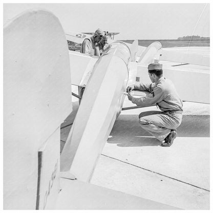 1942 Vintage Photo of Students Training in Glider Planes at Parris Island South Carolina - Available at KNOWOL