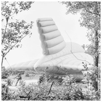 1942 Vintage Photo of US Marines Training with Barrage Balloon at Parris Island - Available at KNOWOL