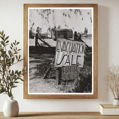 1942 Vintage Photograph of Rural Mailboxes in Los Angeles - Available at KNOWOL