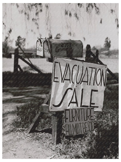 1942 Vintage Photograph of Rural Mailboxes in Los Angeles - Available at KNOWOL