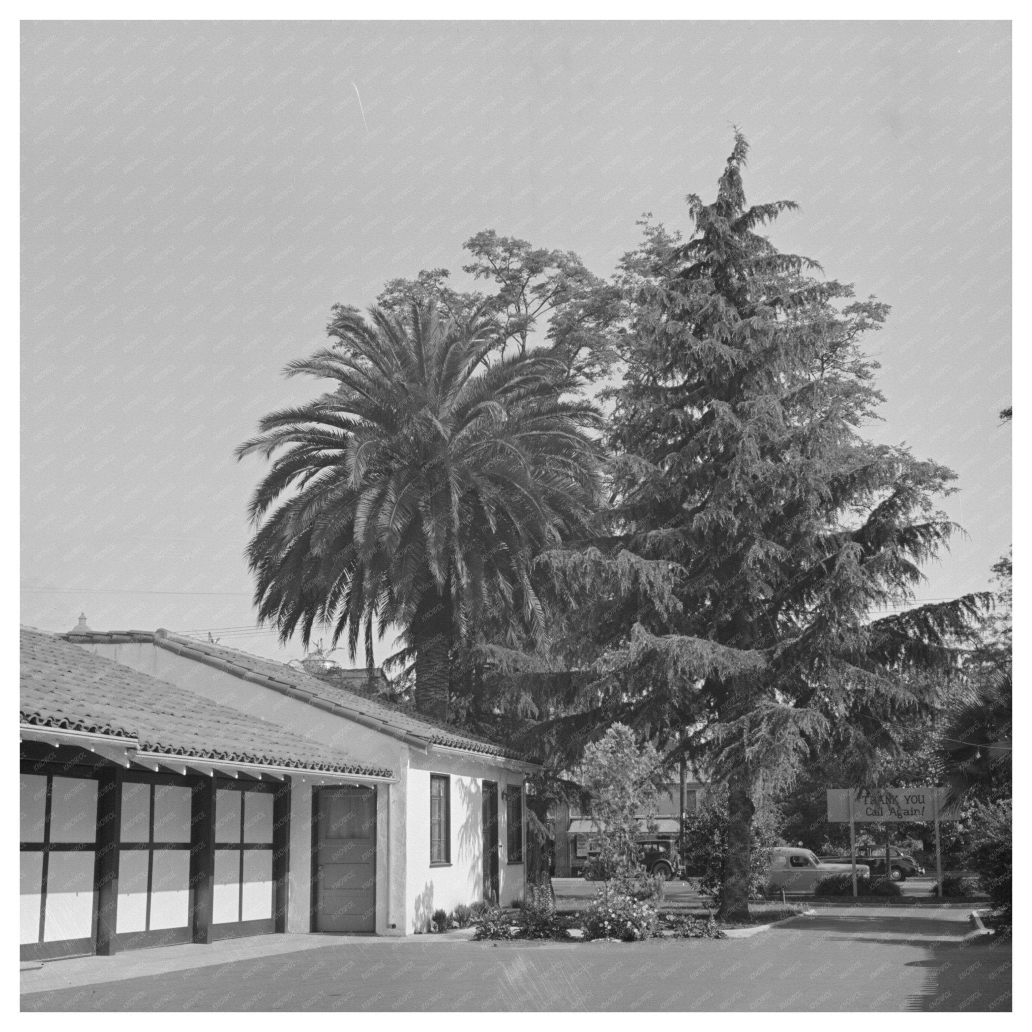 1942 Vintage Photograph of Santa Clara Tourist Court - Available at KNOWOL