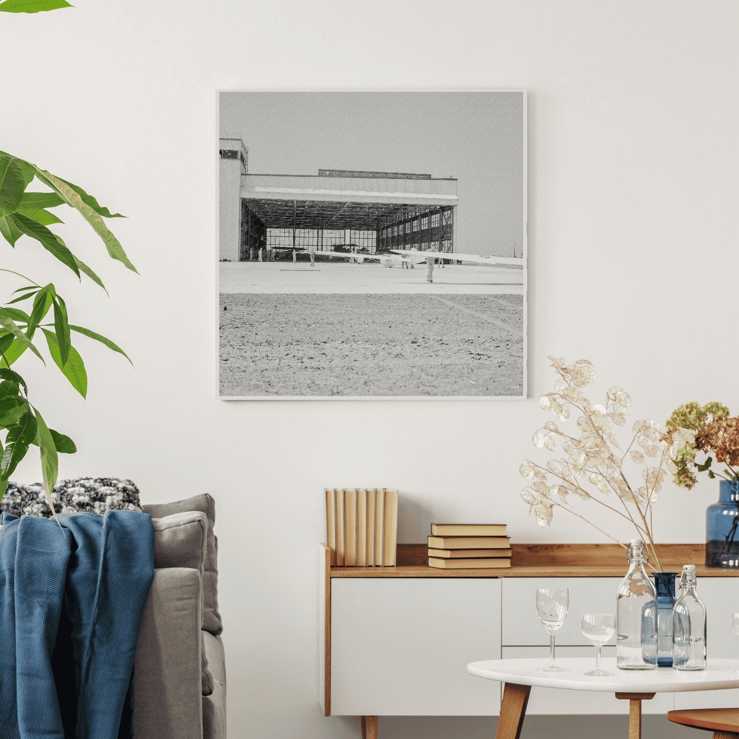 1942 Vintage Photograph of U.S. Marine Corps Glider Detachment Training Camp Parris Island - Available at KNOWOL