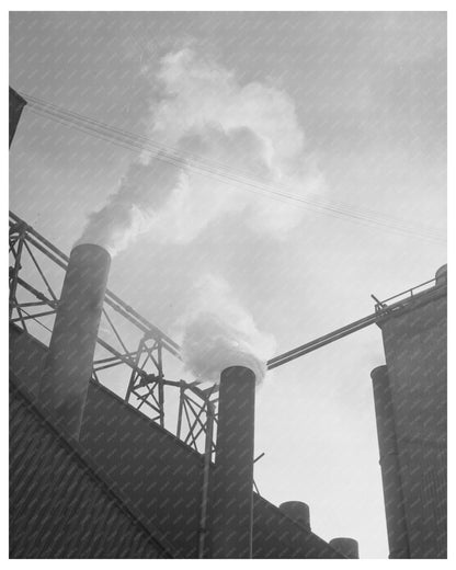 1943 Basic Magnesium Plant Las Vegas Smoke Stacks - Available at KNOWOL