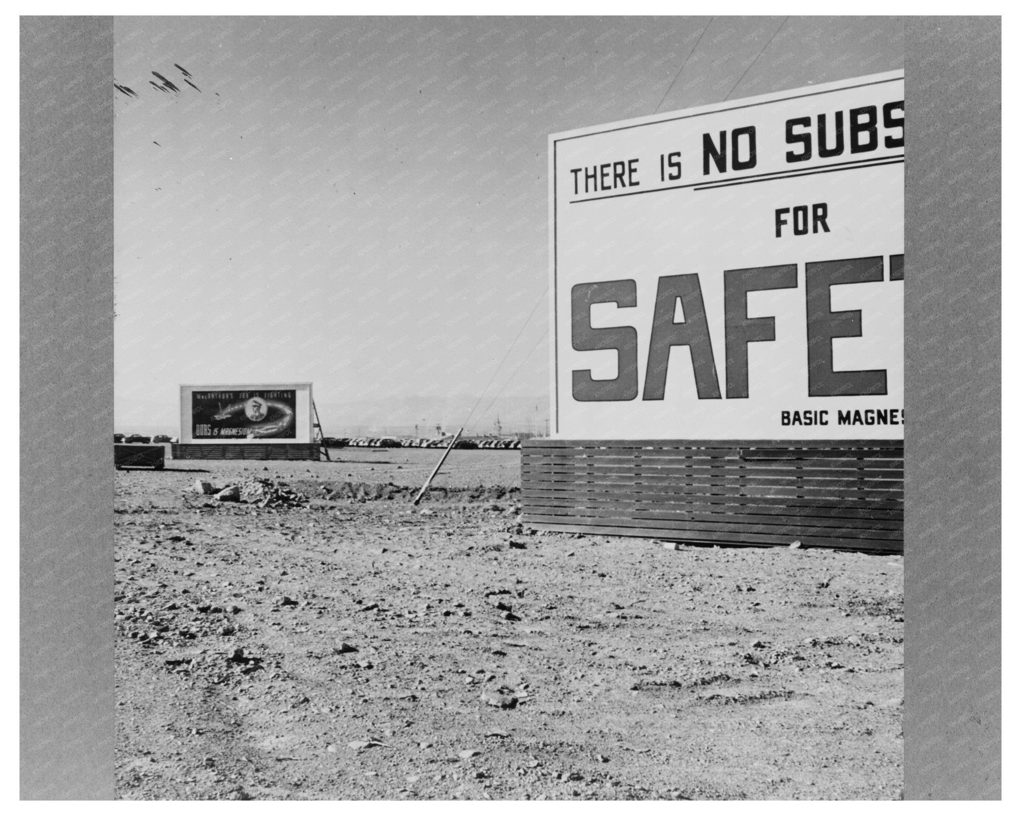 1943 Las Vegas Billboards at Basic Magnesium Incorporated - Available at KNOWOL