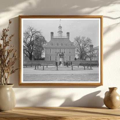 1943 Vintage Image of Williamsburg Virginia Capitol - Available at KNOWOL