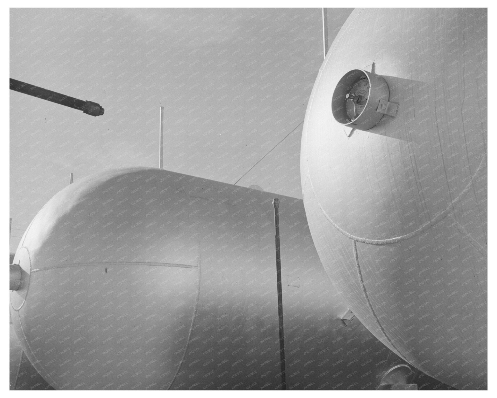 1943 Vintage Propane Gas Storage Tanks in Nevada - Available at KNOWOL