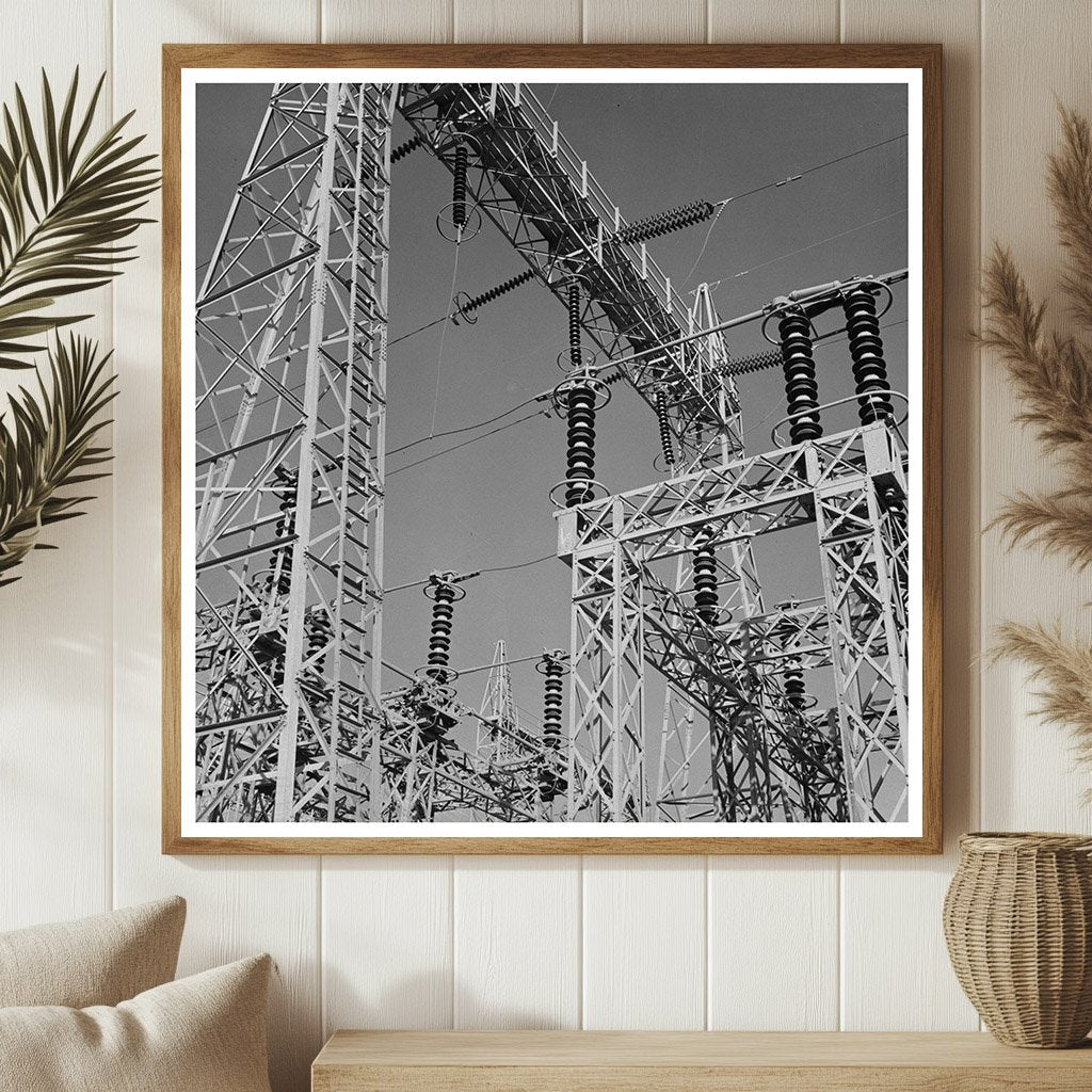 1943 Vintage Transmission Towers in Las Vegas Nevada - Available at KNOWOL