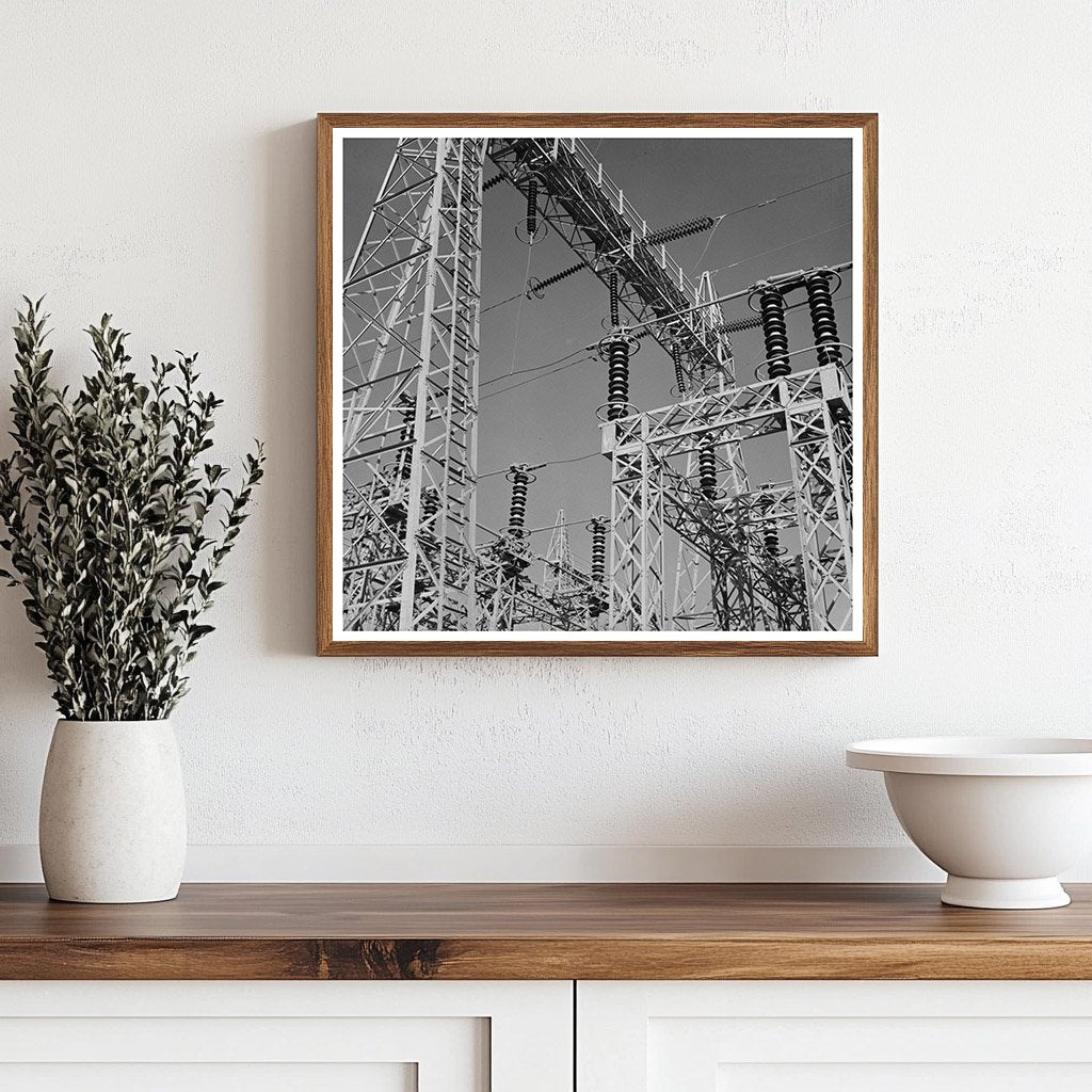 1943 Vintage Transmission Towers in Las Vegas Nevada - Available at KNOWOL