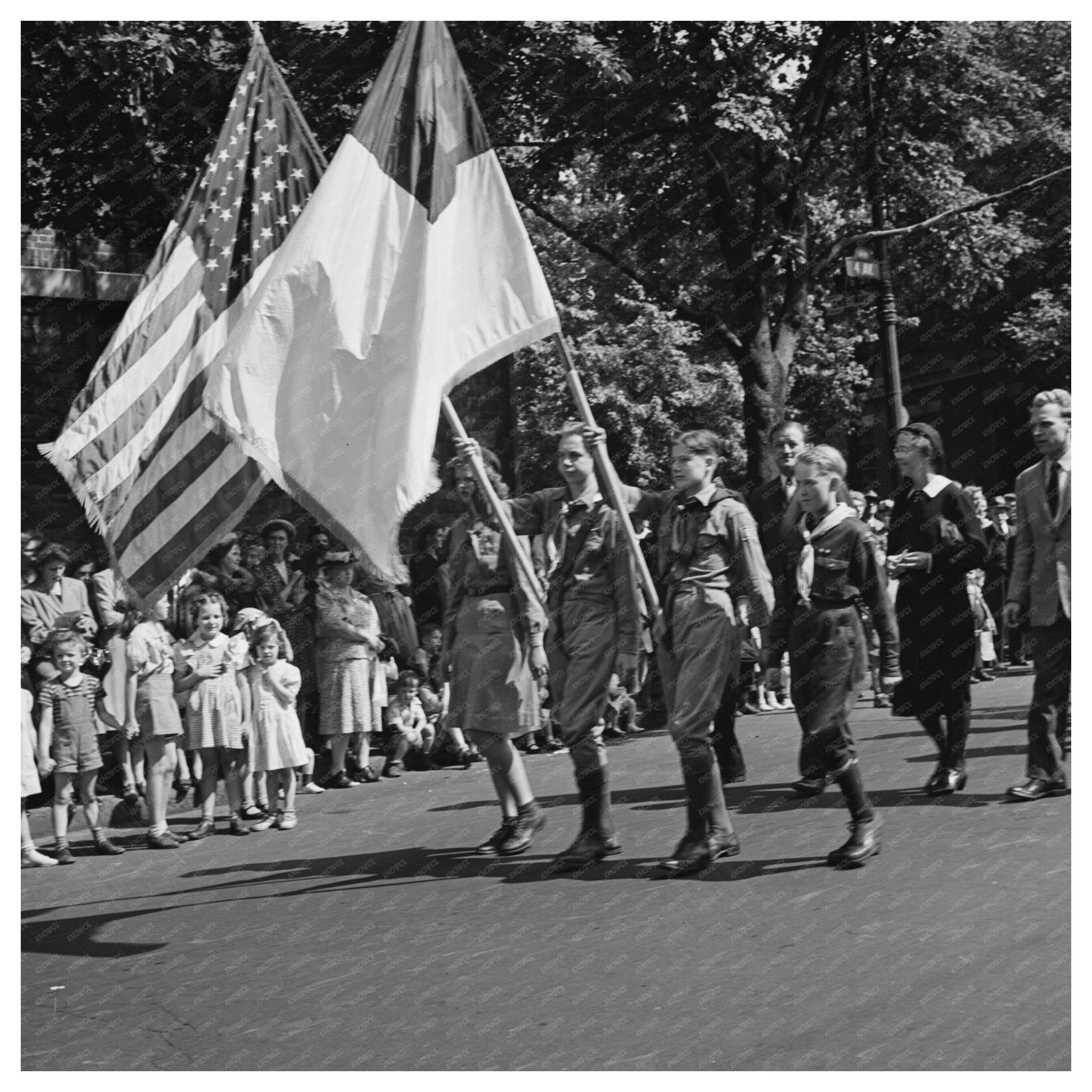 1944 Anniversary Day Parade Church of the Good Shepherd - Available at KNOWOL