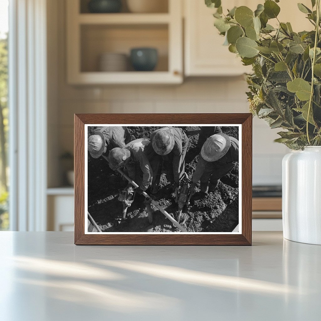 1944 Construction Worker at Shasta Dam California - Available at KNOWOL