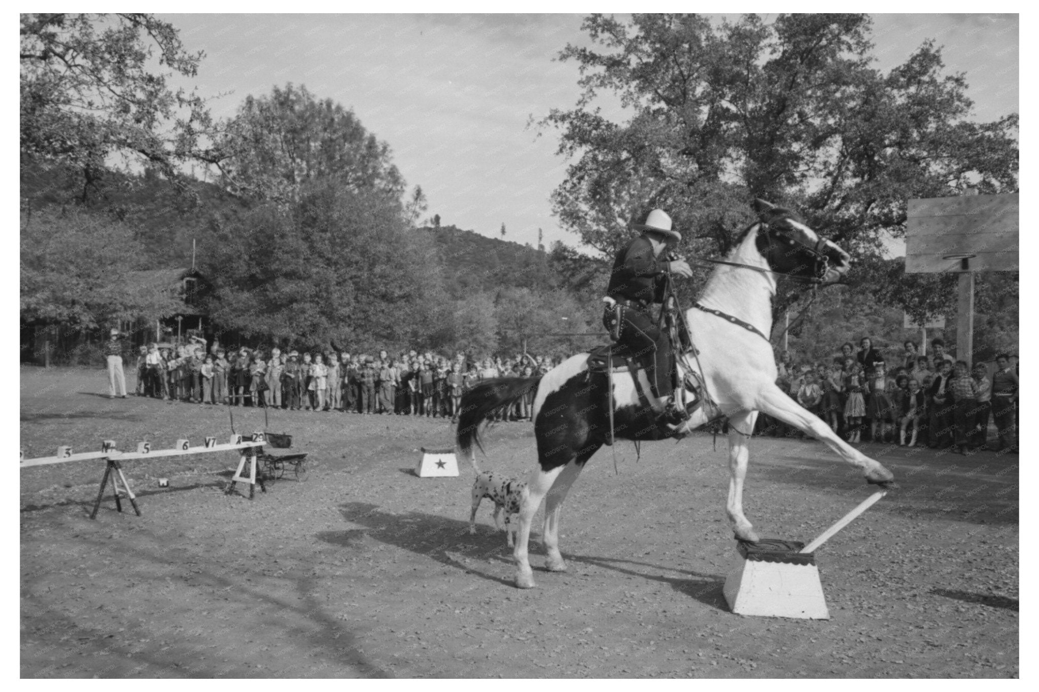 1944 Horse Performance at Summit City School for Children - Available at KNOWOL