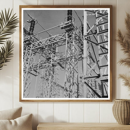 1944 Las Vegas Transmission Towers and Transformers Image - Available at KNOWOL