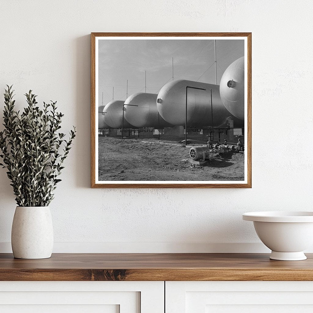 1944 Propane Gas Storage Tanks in Southern Nevada Desert - Available at KNOWOL