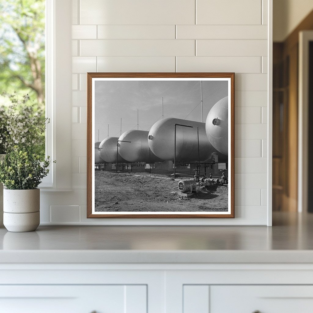 1944 Propane Gas Storage Tanks in Southern Nevada Desert - Available at KNOWOL