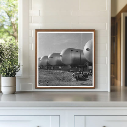 1944 Propane Gas Storage Tanks in Southern Nevada Desert - Available at KNOWOL