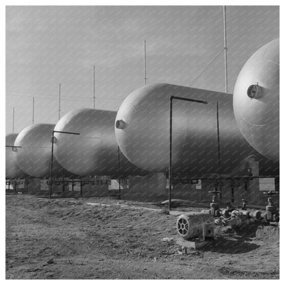 1944 Propane Gas Storage Tanks in Southern Nevada Desert - Available at KNOWOL