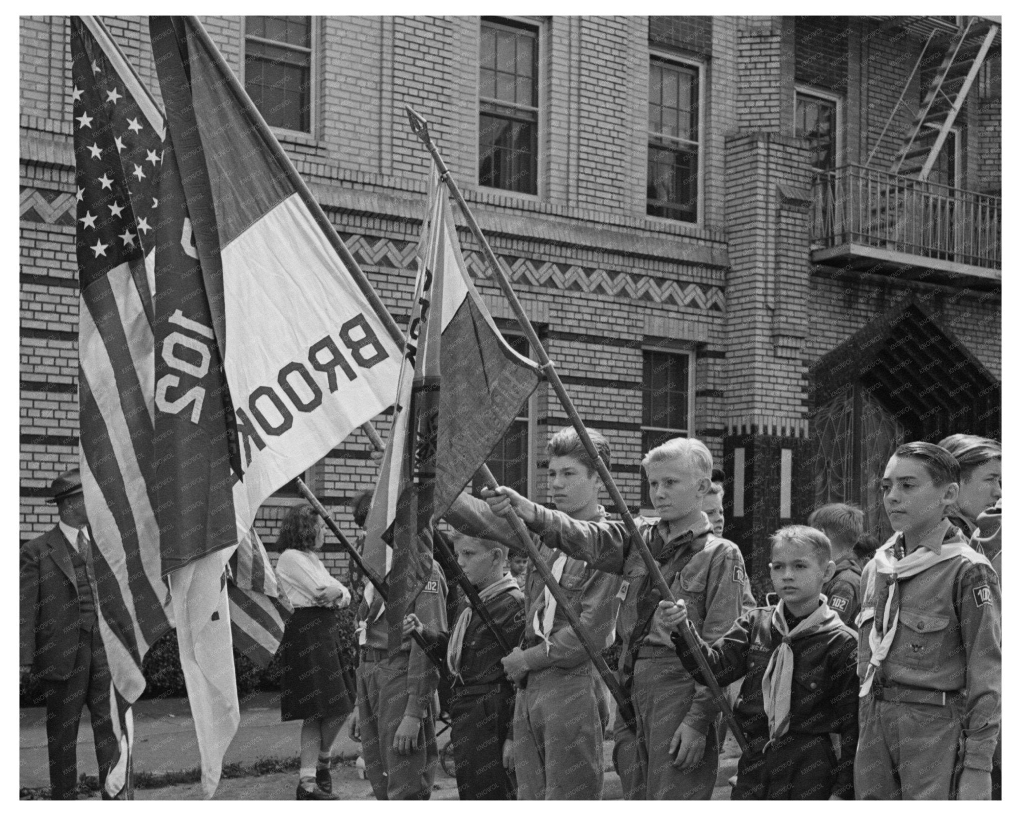 1944 Sunday School Anniversary Day Parade Brooklyn NY - Available at KNOWOL