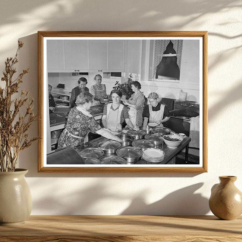 1944 Vintage Image of Ladies Aid Kitchen in Brooklyn - Available at KNOWOL