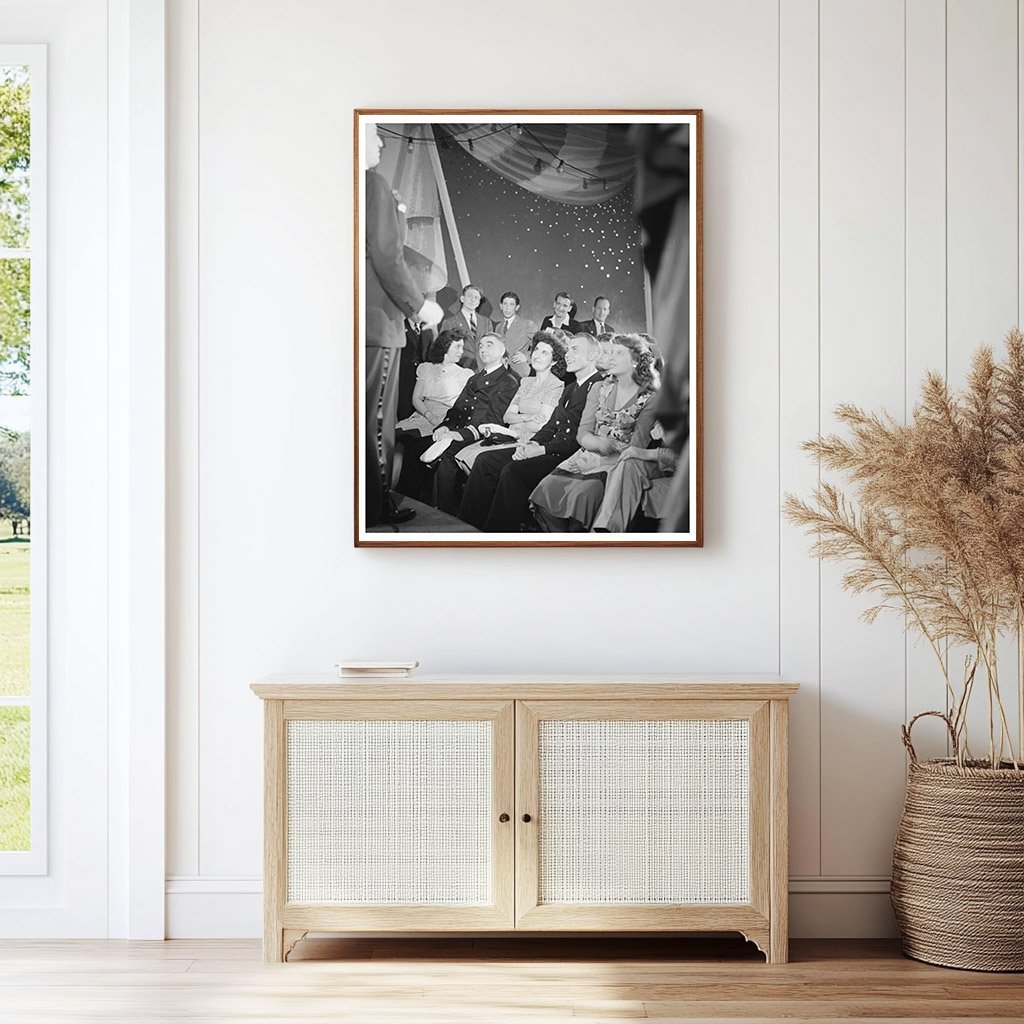 1944 Vintage Photo of Audience at Merchant Marine Theatre Canteen - Available at KNOWOL