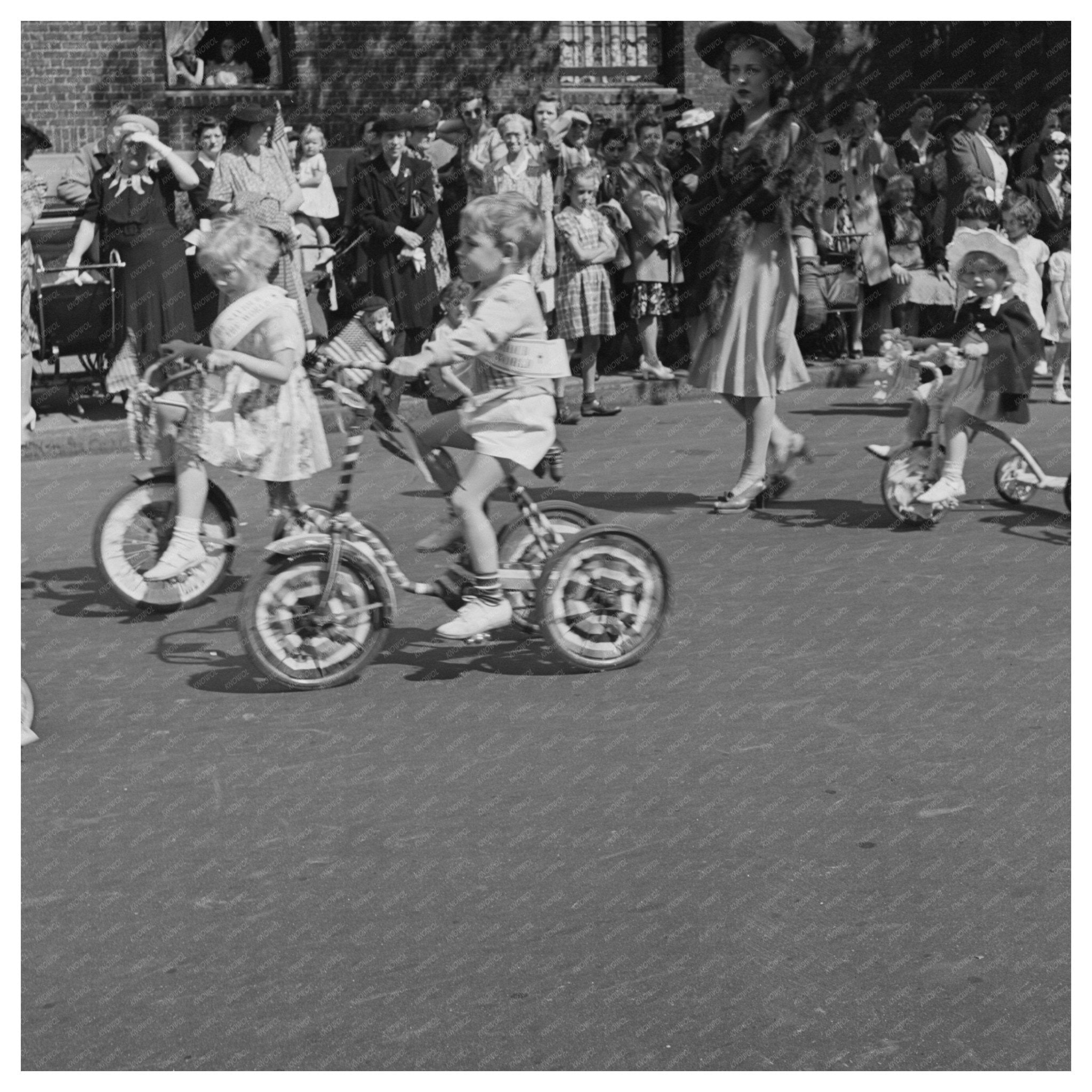 1944 Vintage Sunday School Parade Brooklyn Photo - Available at KNOWOL