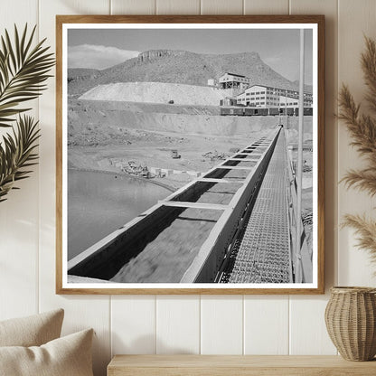 1950 Conveyor Gallery in Morenci Arizona Copper Mining - Available at KNOWOL