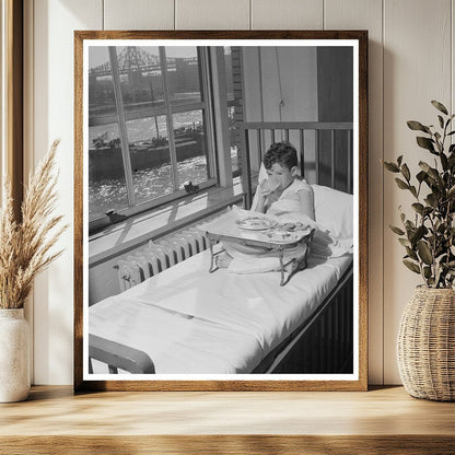 1955 Vintage Image of Young Burn Patient in Hospital - Available at KNOWOL