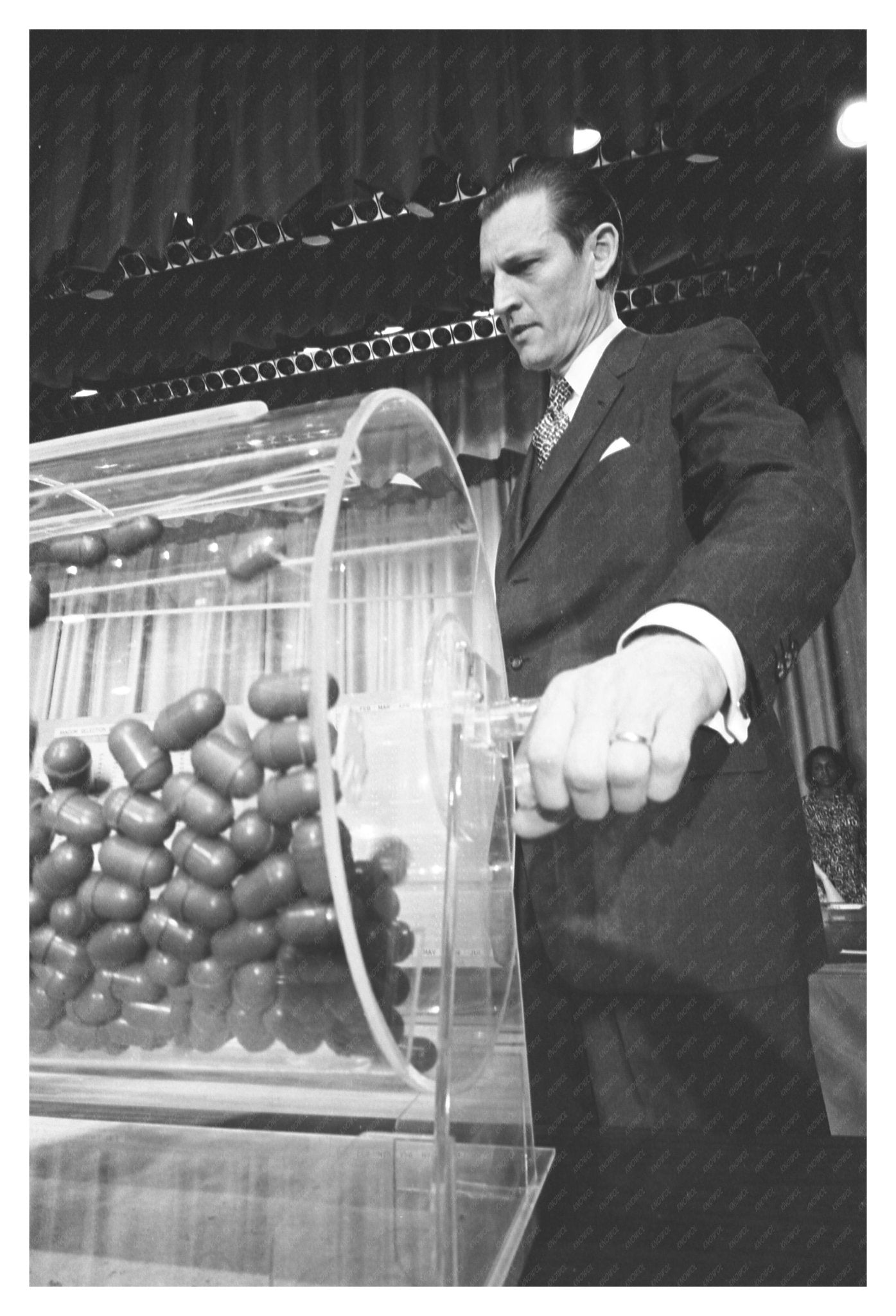 1972 Draft Lottery Moment Vintage Image - Available at KNOWOL