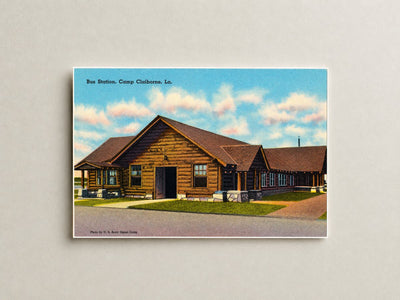 Forest Hill, LA: Bus station, Camp Claiborne
