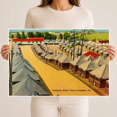 Pineville, LA: Company Street, Camp Livingston