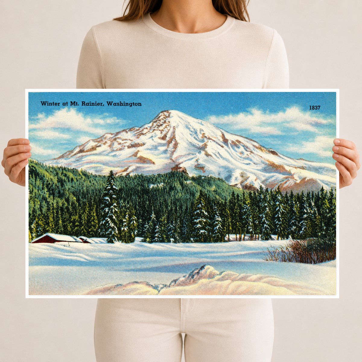 Rainier, Mount, WA: Winter at Mt. Rainier