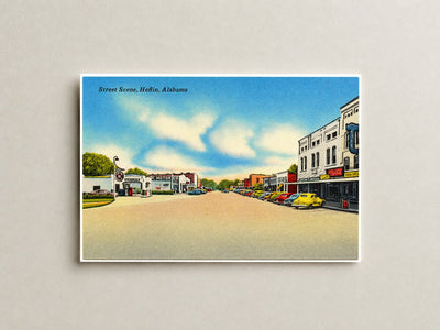 Heflin, AL: Street scene