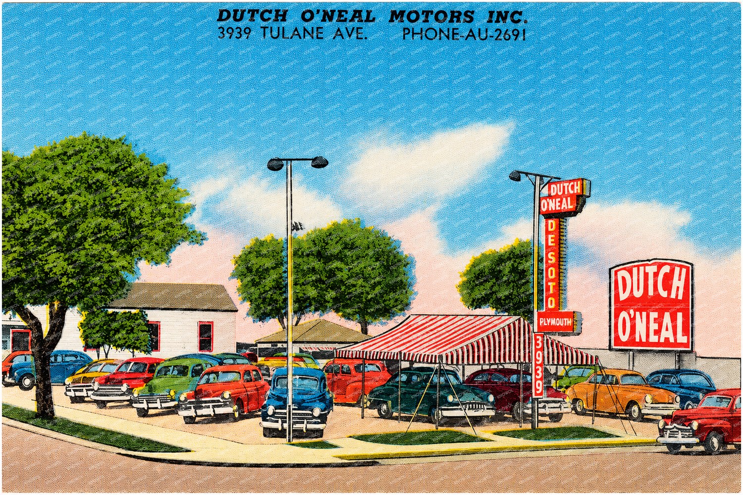 New Orleans, LA: Dutch O'Neal Motors Inc., 3939 Tulane Ave.