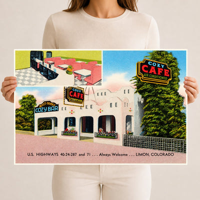 Limon, CO: Cozy Cafe, U.S. Highways 40-24-287 and 71... always welcome... Limon