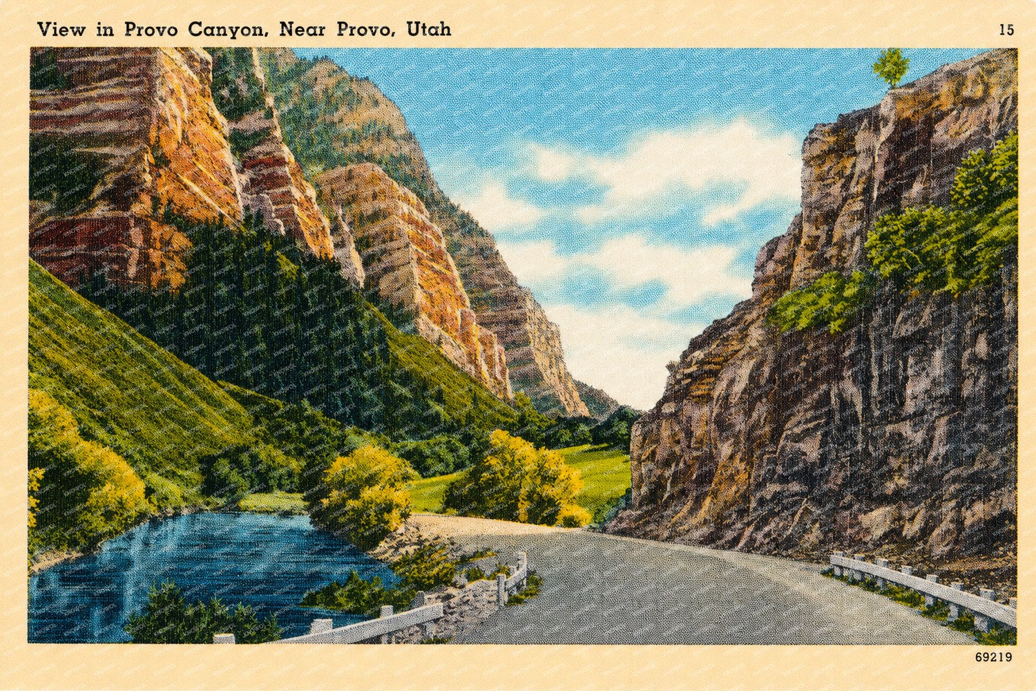 Provo, UT: View in Provo Canyon, near Provo