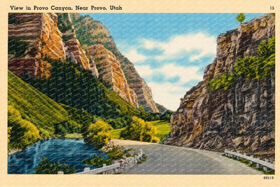 Provo, UT: View in Provo Canyon, near Provo