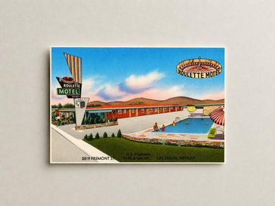 Las Vegas, NV: Roulette Motel, U.S. Highways, 2019 Fremont St.... 93 - 95 & 466 Alt.... Las Vegas