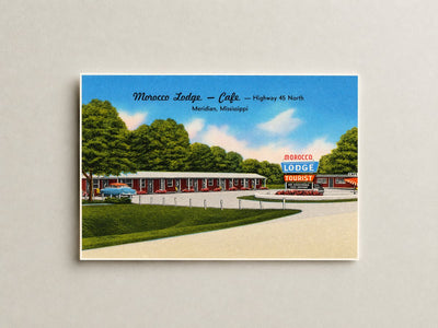 Meridian, MS: Morocco Lodge -- Café -- Highway 45 north