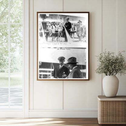 Historic 1911 Photo of Aviation Pioneer Calbraith Rodgers